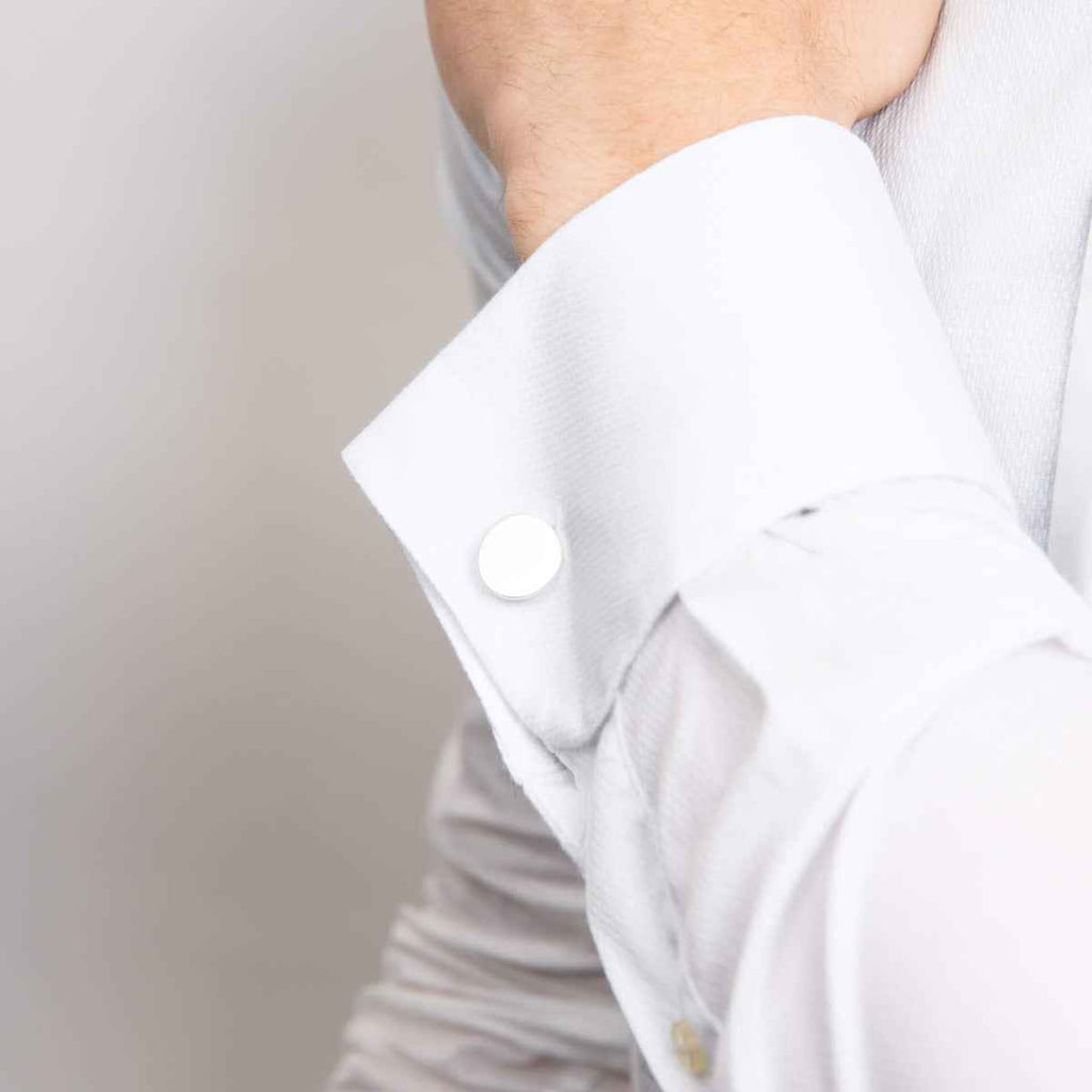 Beginnings Plain Round Cufflinks