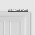 WELCOME HOME door topper and door tag