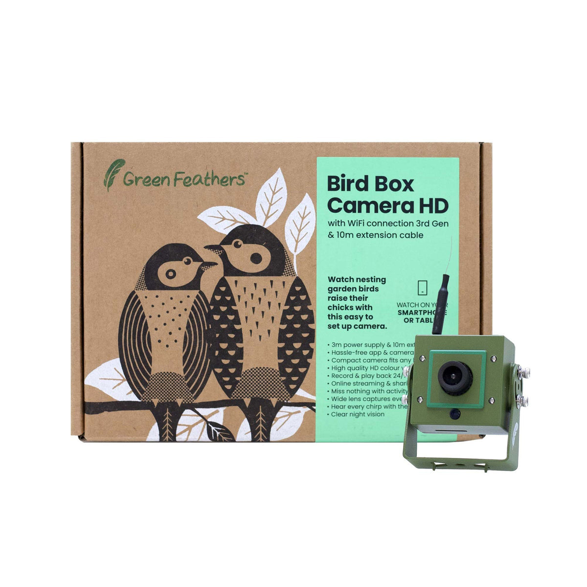 WiFi Bird Box HD Camera Starter Pack