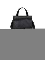 Soft Leather Backpack - Black & White Zebra Print